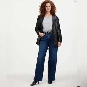 Madewell curvy perfect vintage wide leg jeans in size 29